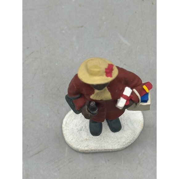 Coca-Cola 1997 African American Woman Christmas Figurine With Shopping Bag READ - Picture 2 of 7